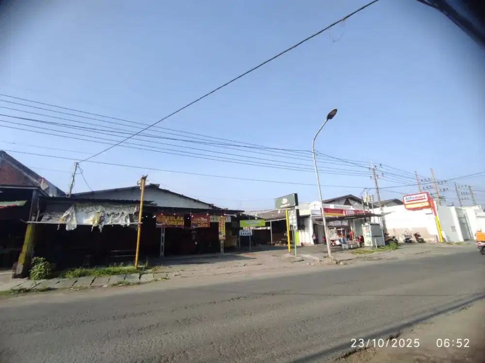 DIJUAL TANAH + Alfamart + GUDANG Lokasi Nol Jalan Raya Balas Klumprik SURABAYA BARAT