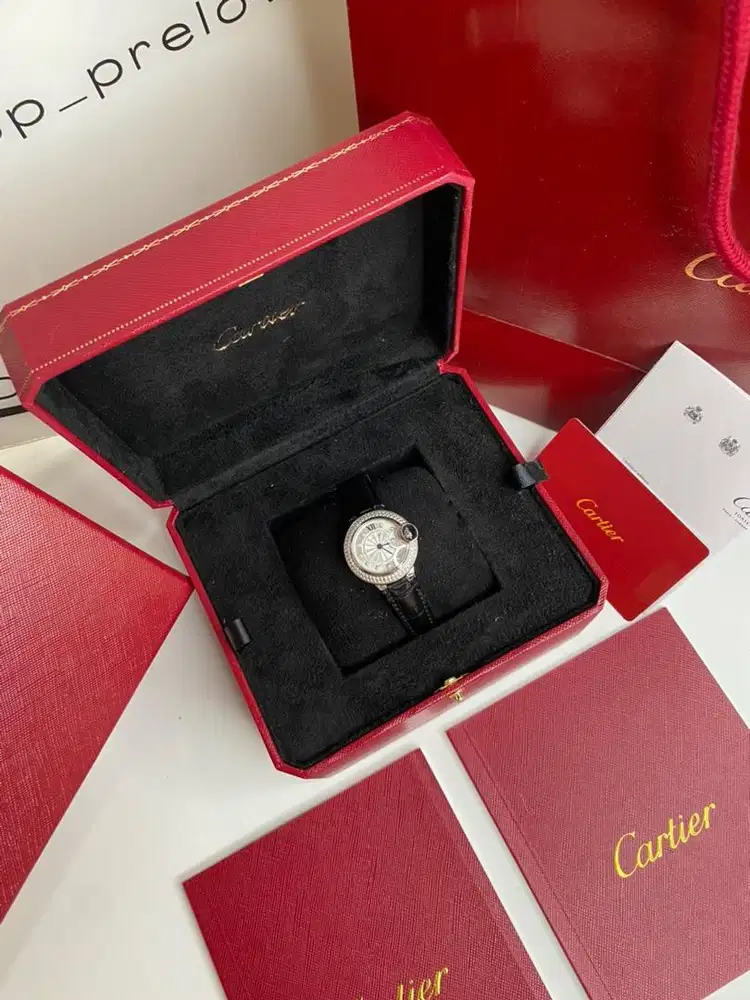 ballon bleu silver dial diamond Bezel Watch