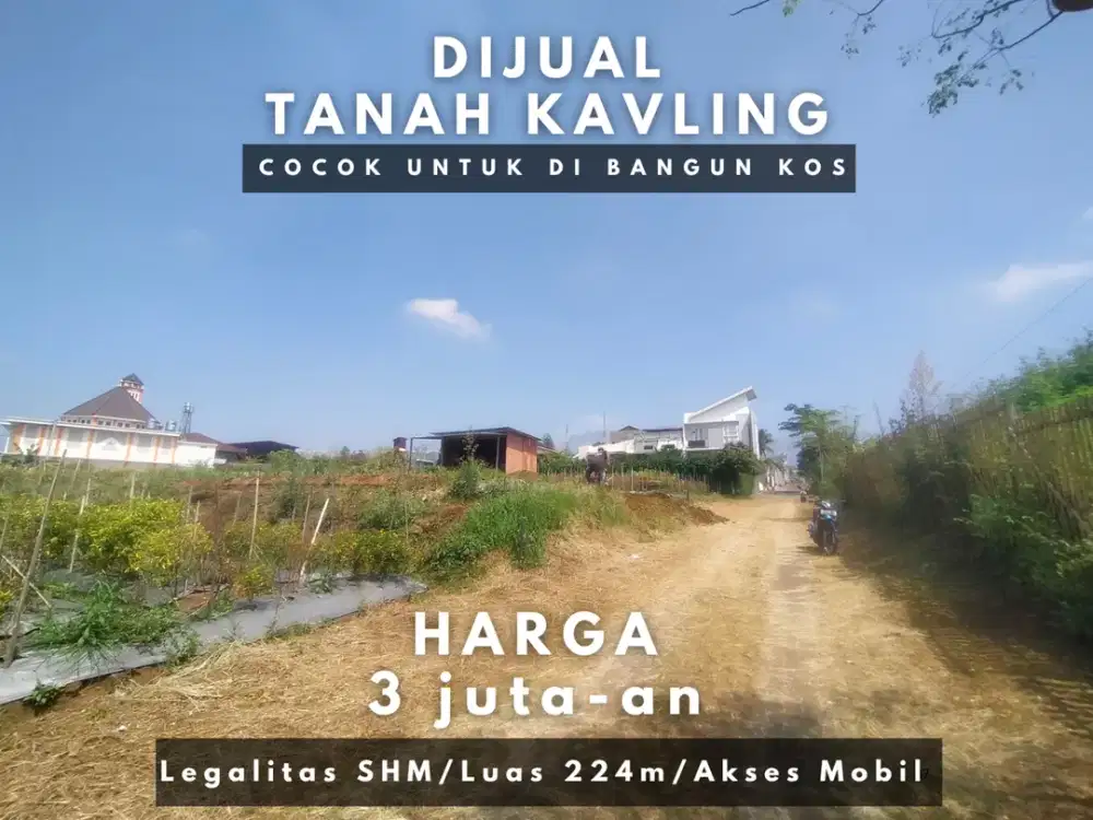 Cocok Dibangun Kost 5 Menit Kampus Brawijaya Malang SHM Ready Akses 2 Mobil