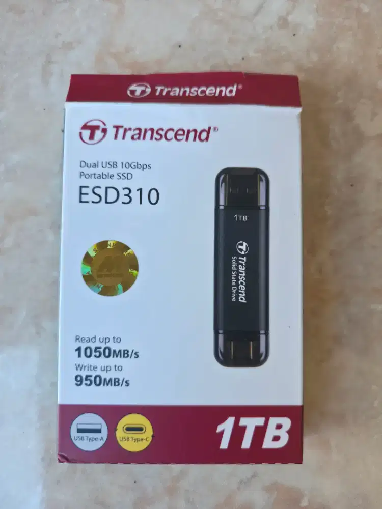 SSD TRANSCEND 1TB LIKE NEW