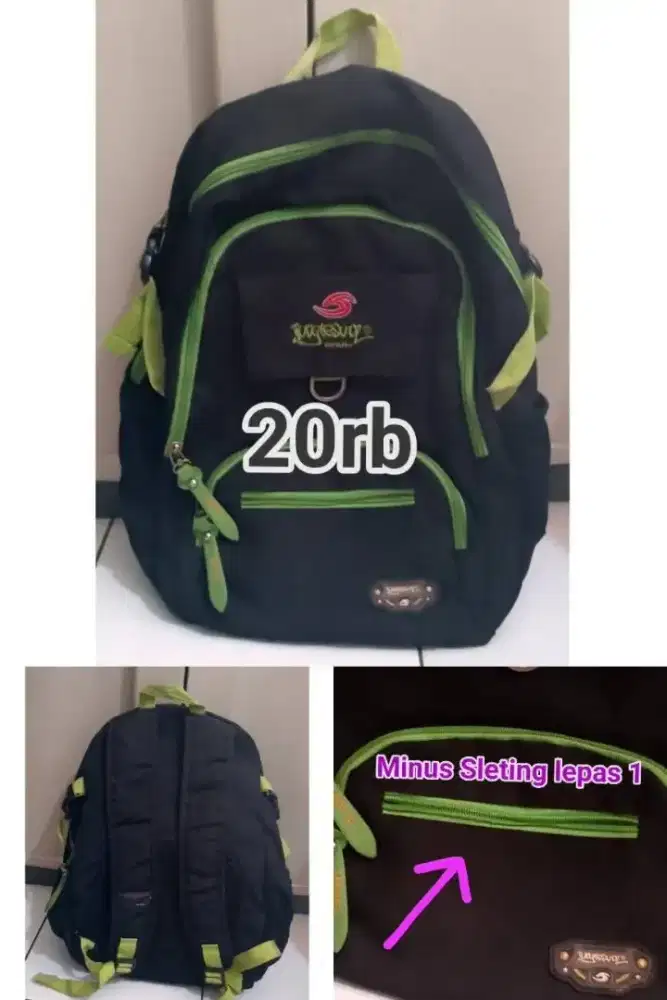 Tas ransel bekas murah