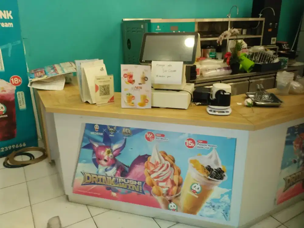 Borongan mesin untuk usaha es krim