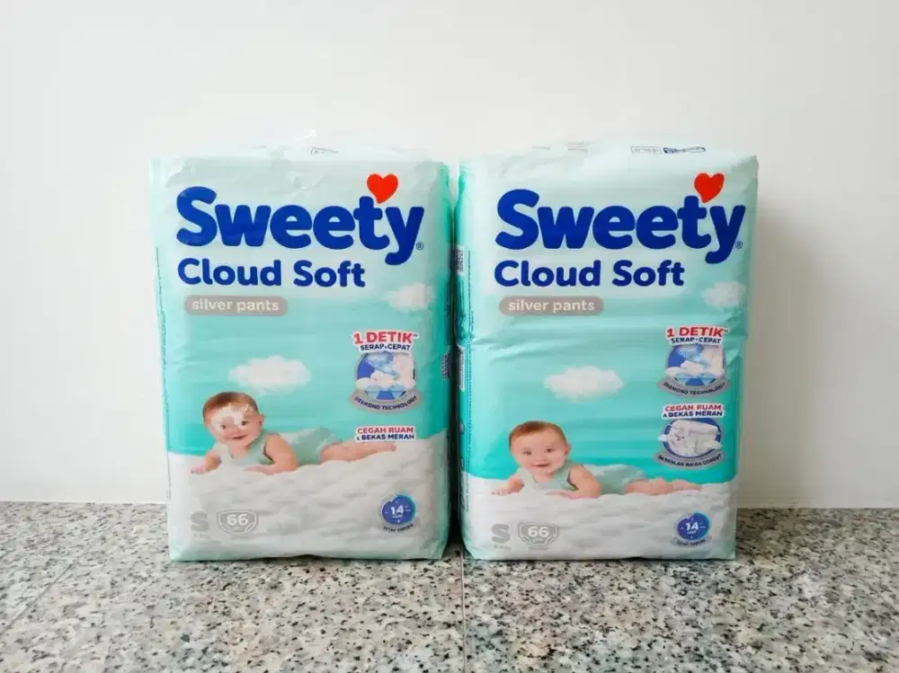 Sweety Cloud Soft Popok Bayi Ukuran S