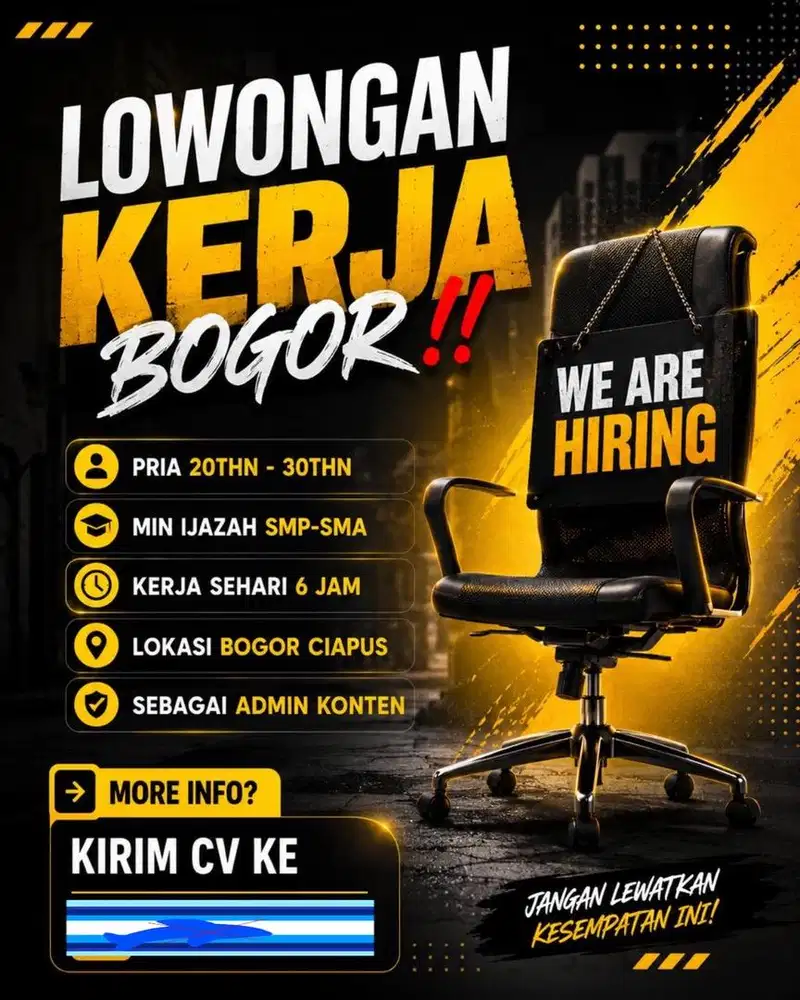 LOWONGAN KERJA BOGOR