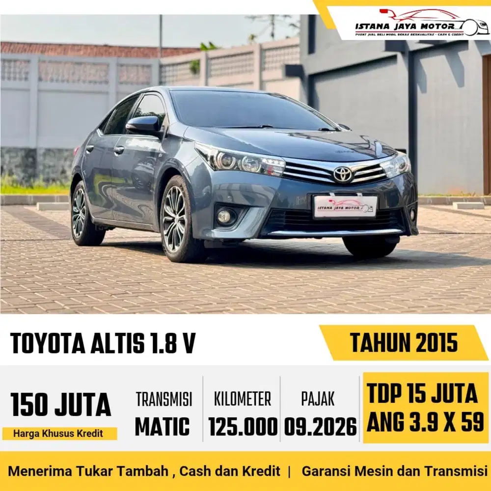 TOYOTA COROLLA ALTIS 1.8 V AT 2015