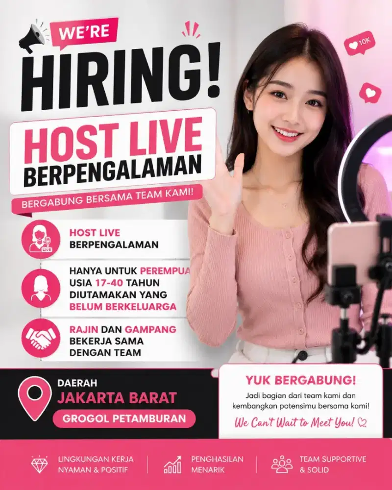 Host live berpengalaman