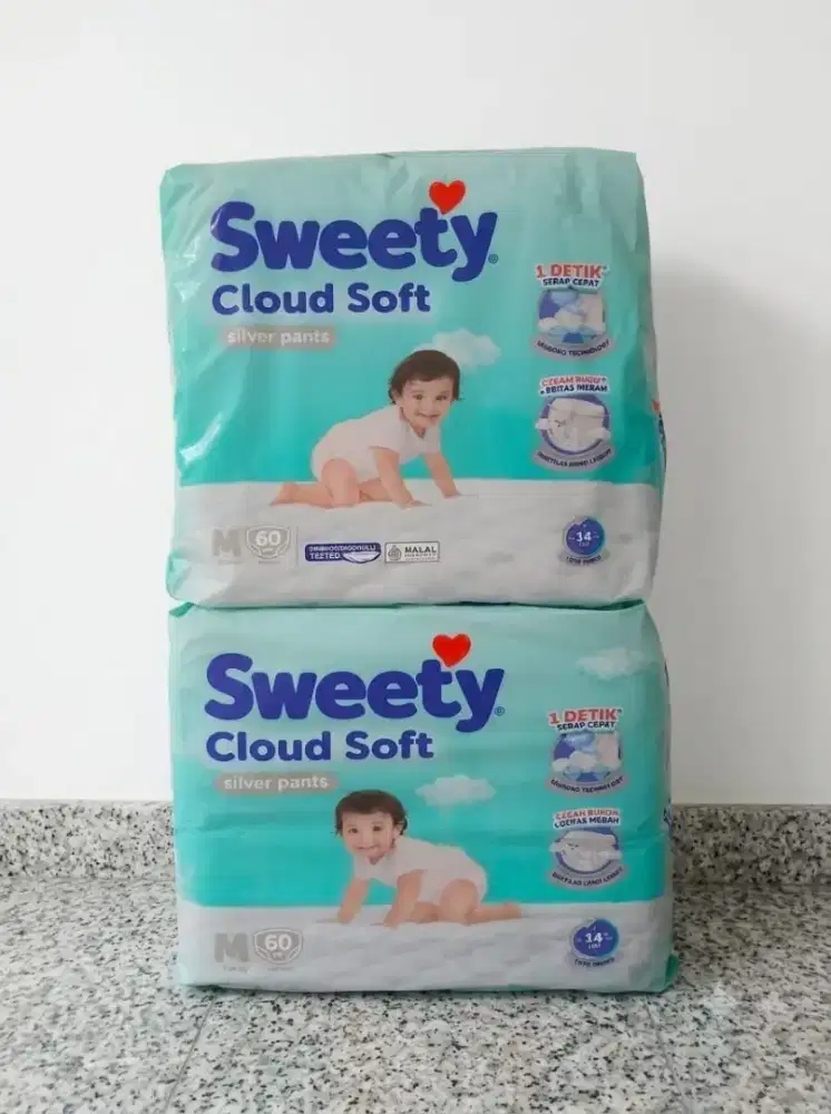 Sweety Cloud Soft Popok Bayi Ukuran M