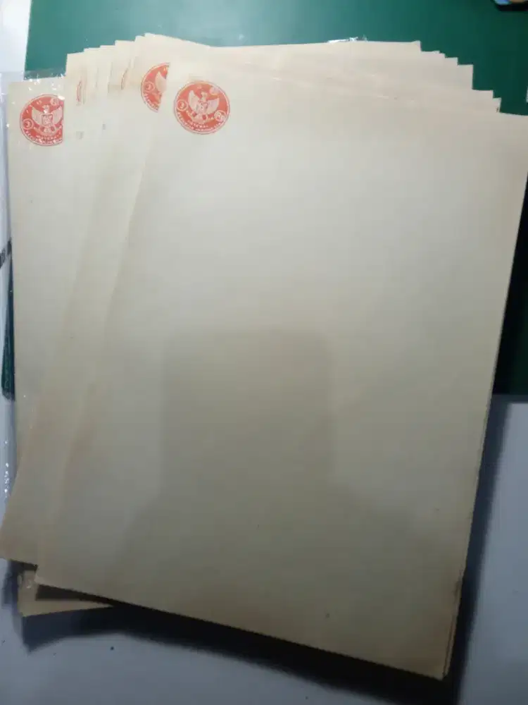 Kertas segel single 3 Rupiah tahun 1962 borongan