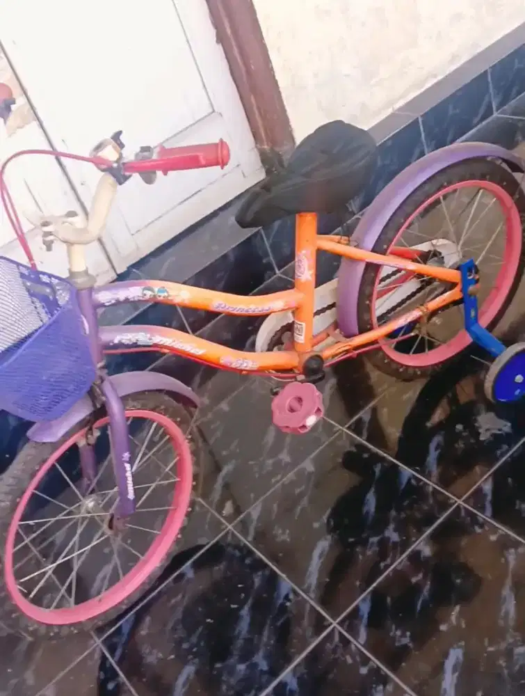 Sepeda anak uk 18 siap pakai