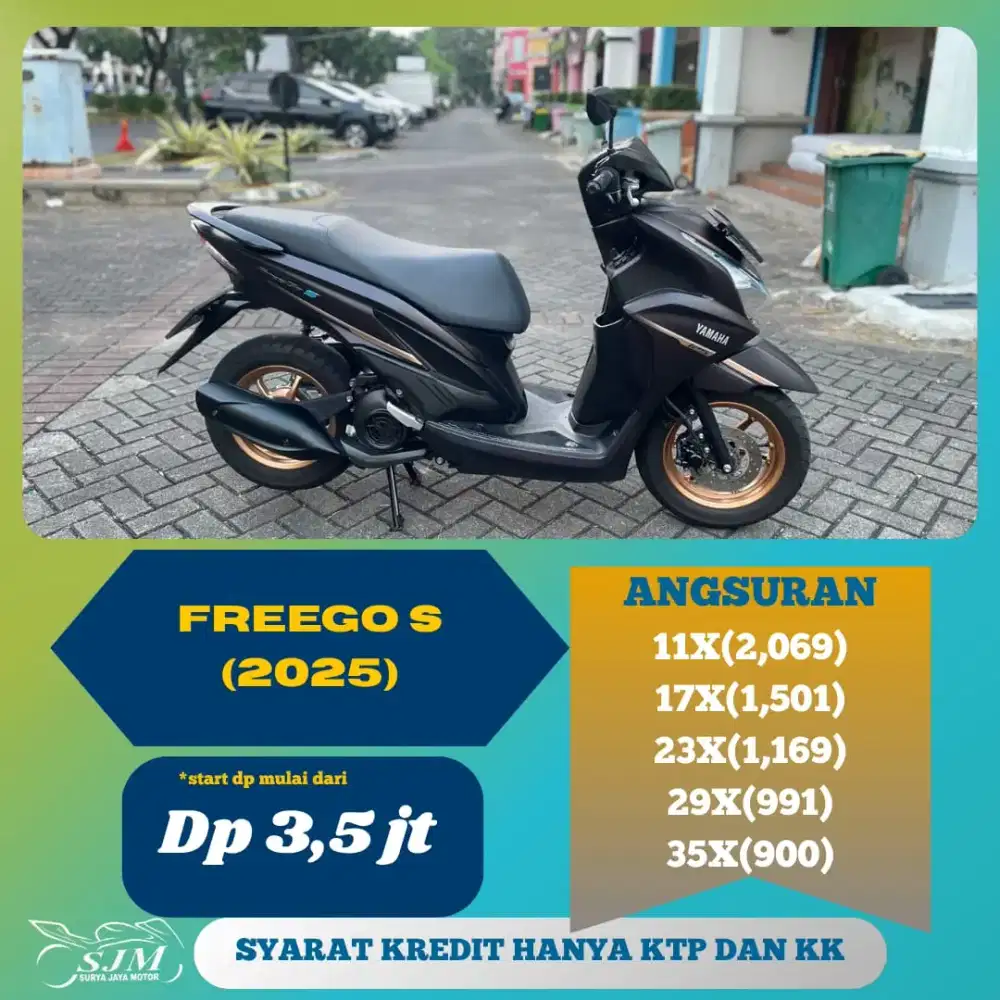 YAMAHA FREEGO S 2025 MESIN HALUS