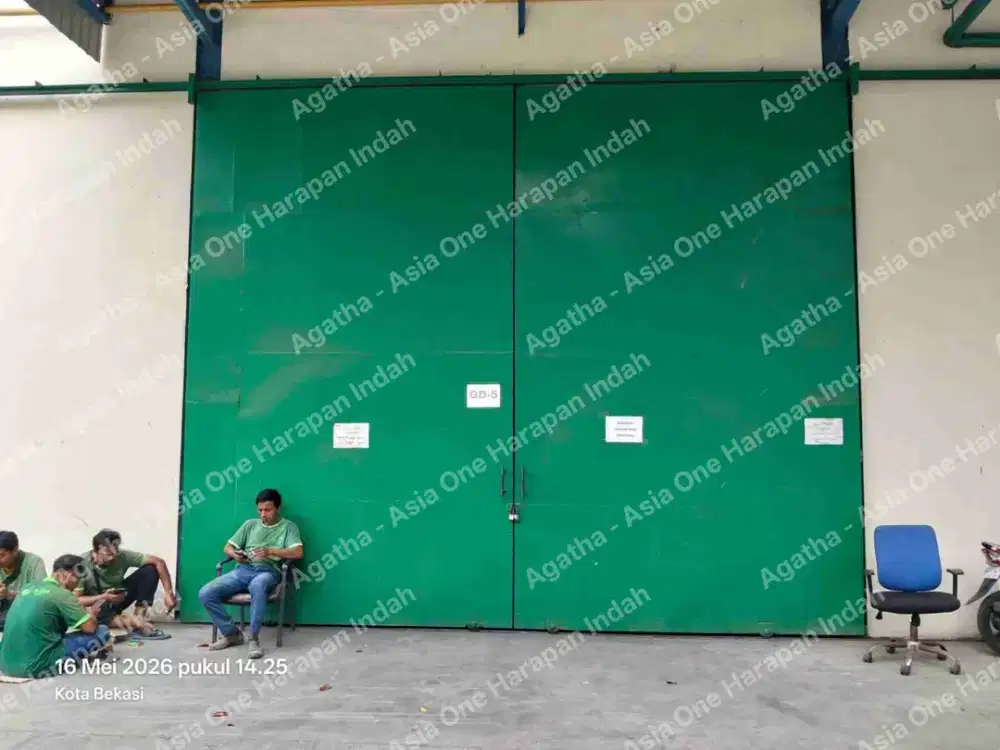 Gudang bersama 512m2 disewakan akses Kontener di Bekasi Utara