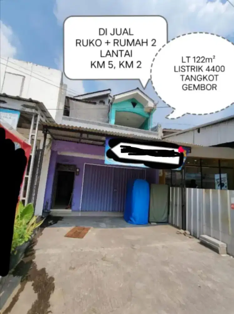 Djual rumah+ruko