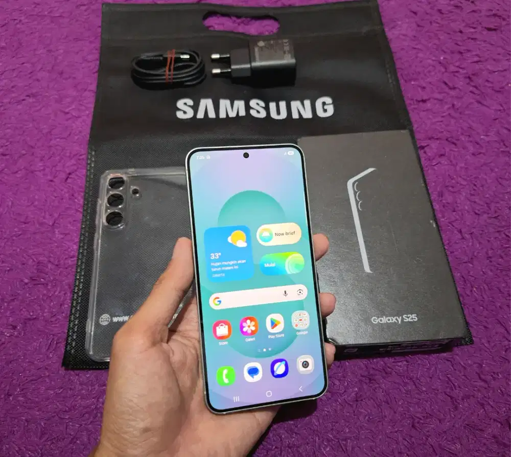 Samsung S25 12/256 GB Fullset Mulus