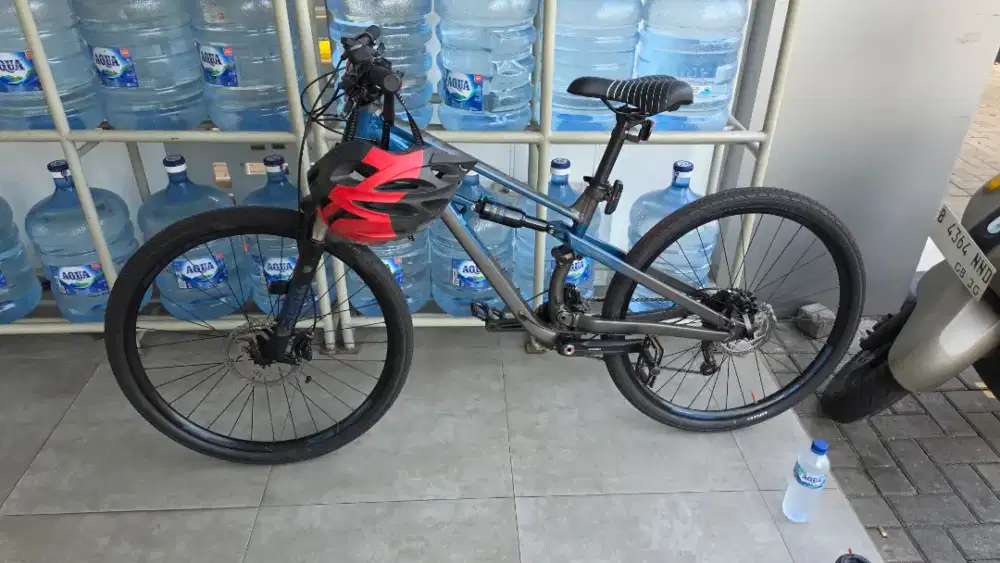 Dijual sepeda MTB siskiu D5 polygon biru 2022.hrg 6.6jt