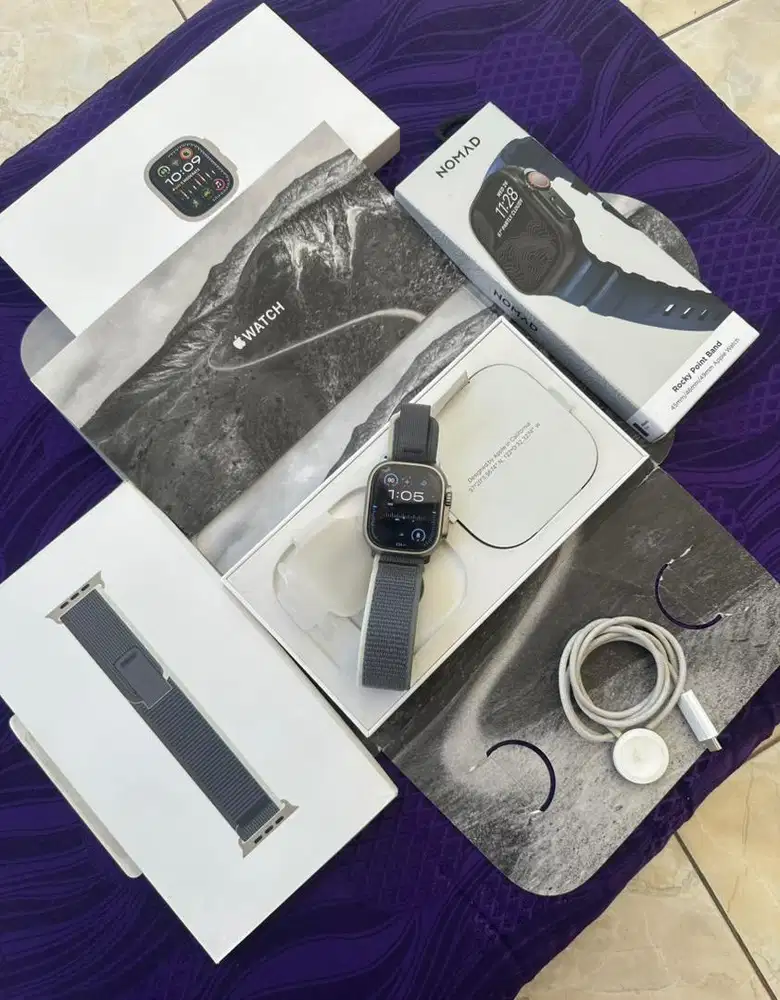 Apple Watch Ultra 2 49mm RESMI Fullset Ori+Bonus Mulus Nominus