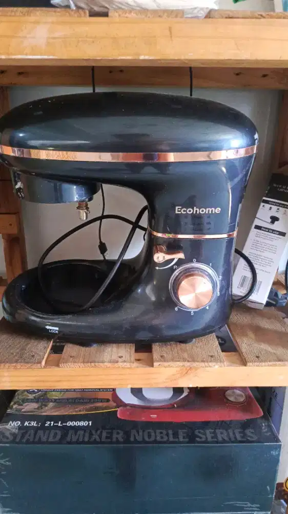 Mixer Ecohome Second warna hitam rose gold metalic