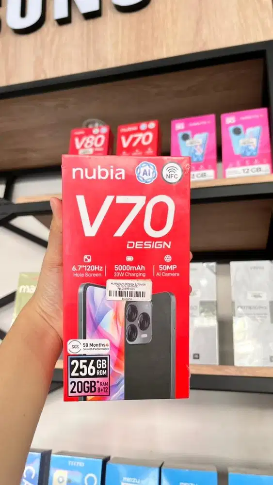 NUBIA V70 8/256GB CUMAN 2 JUTAAN AJA