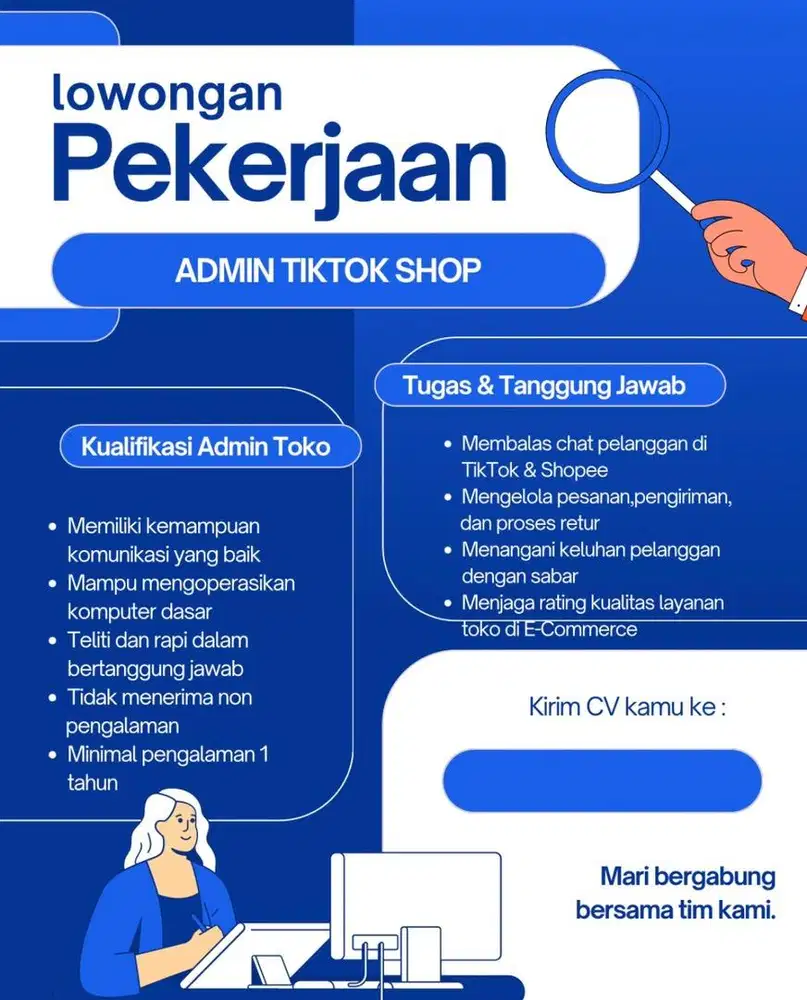 Lowongan kerja admin