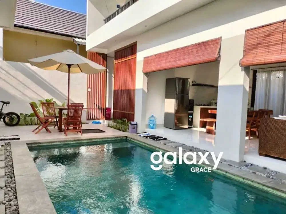 DISEWAKAN VILLA OPEN LIVING ROOM BALI ARUM JIMBARAN BADUNG