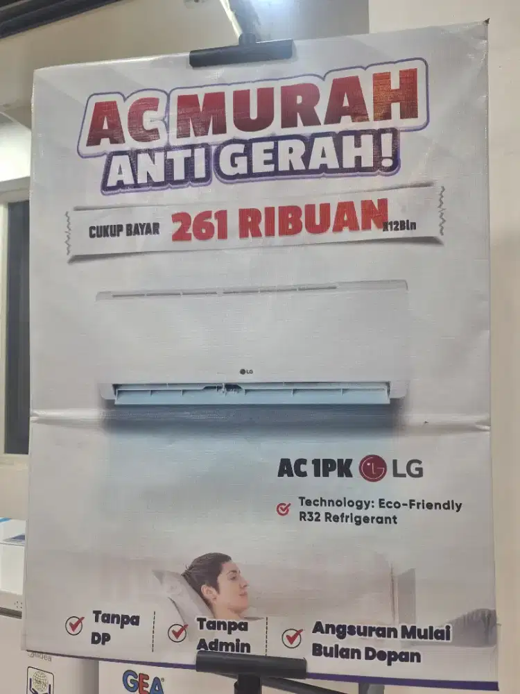 Promo Kredit Ac berbagai Ukuran,baru dan bergaransi