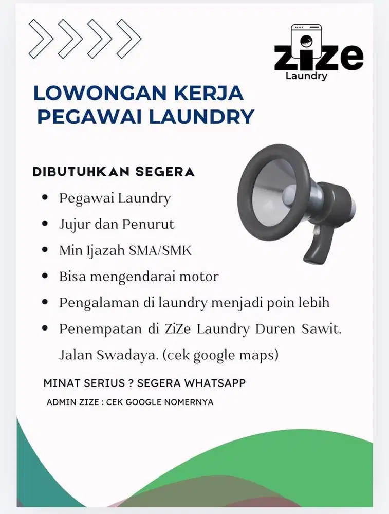 LOWONGAN KERJA KURIR LAUNDRY