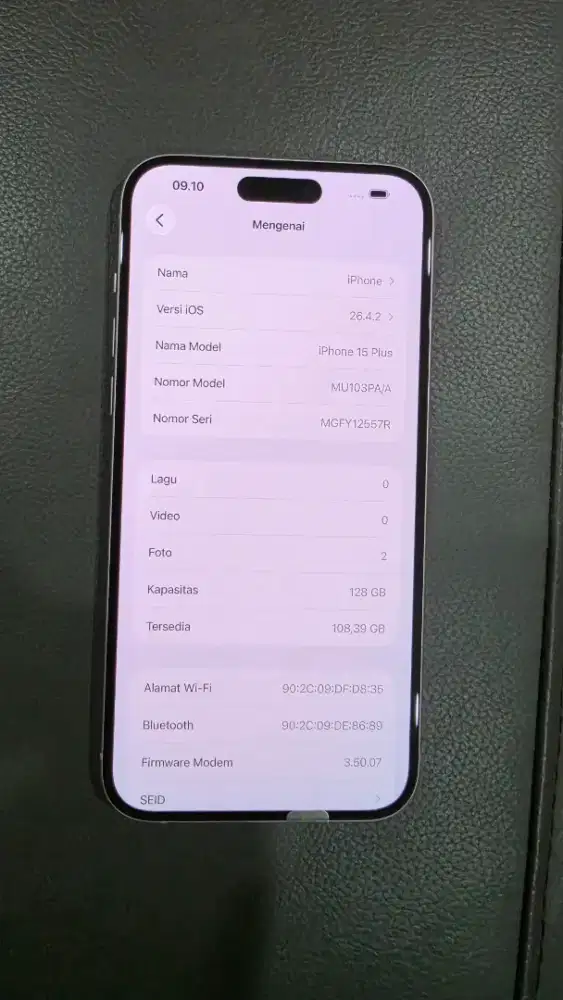 Iphone 15 plus terawat jual cepat