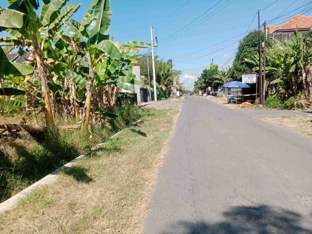 tanah murah 280m muka 17m jalan DPU 8m, 1,1 km dari jalan Raya Lawu  joho mojolaban sukoharjo :