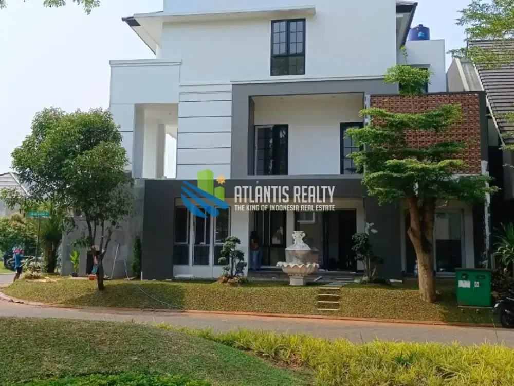 Di jual Rumah hook Design modern Depan Taman Eminent BSD city, brand new