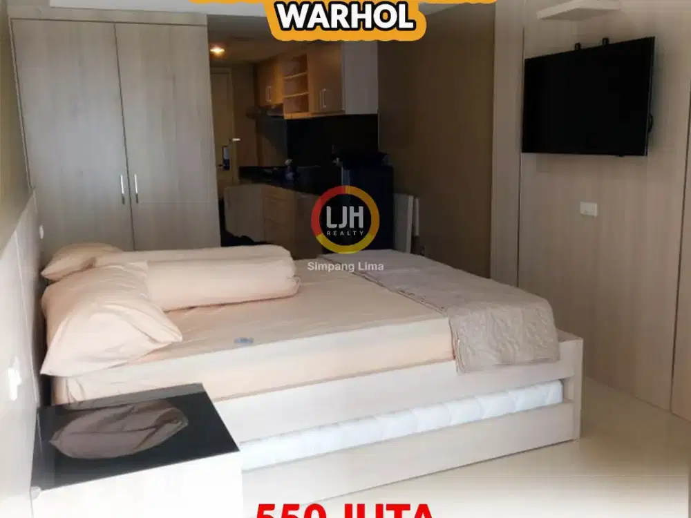 Dijual Apartment Type Studio di Area Simpang Lima