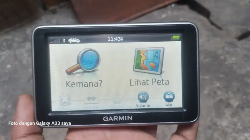 Garmin Nuvi2465LM Kondisi Batangan Dan Minus Layar Kerut
