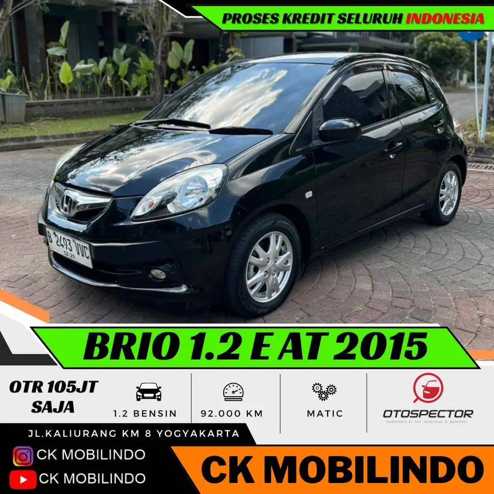 Honda Brio E Matic 2015 orisinil DP minim Ayla