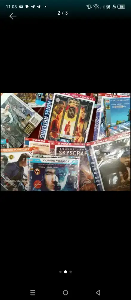 DVD CD film music ISi juga kosong masih bagus