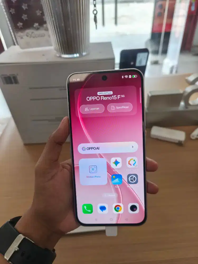 OPPO Reno15 F 5G Ram 8/256 | Garansi Resmi | Bisa Cicilan