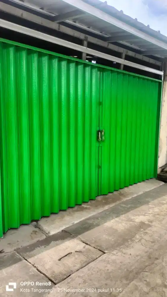 Folding gate tak jadi pasang