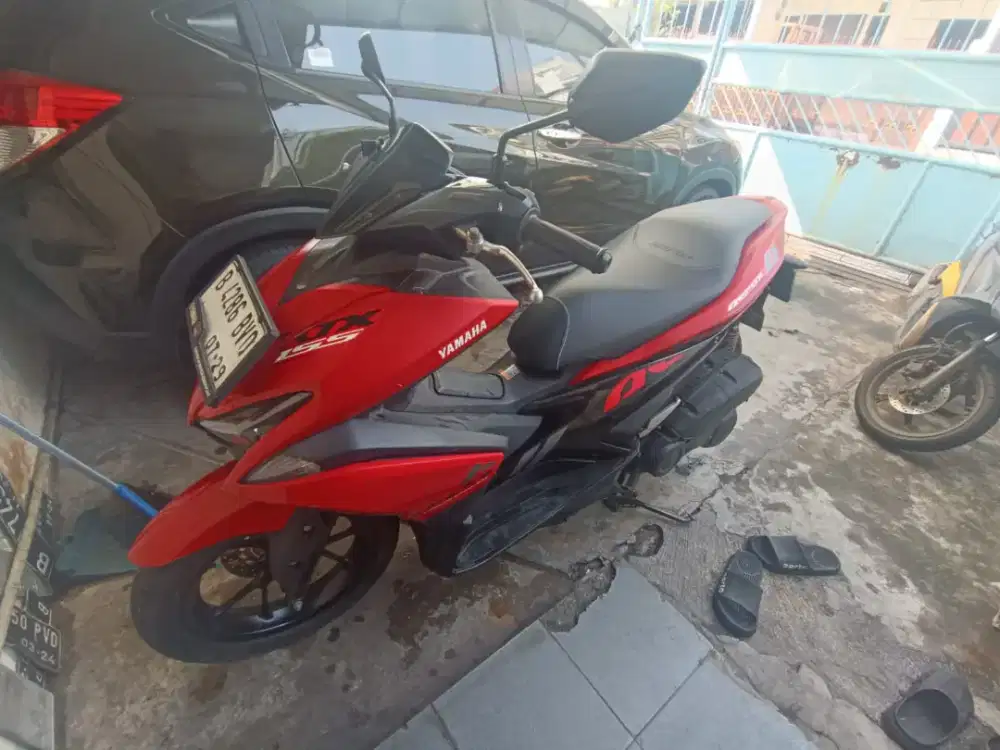 Jual Yamaha aerox 2019 merah hitam