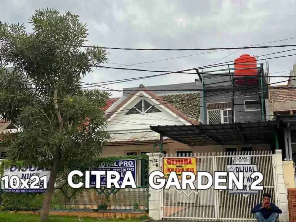 Disewakan Rumah Citra Garden 2, 10x21, 4+1 kt, 2+1 km, jalan luas
