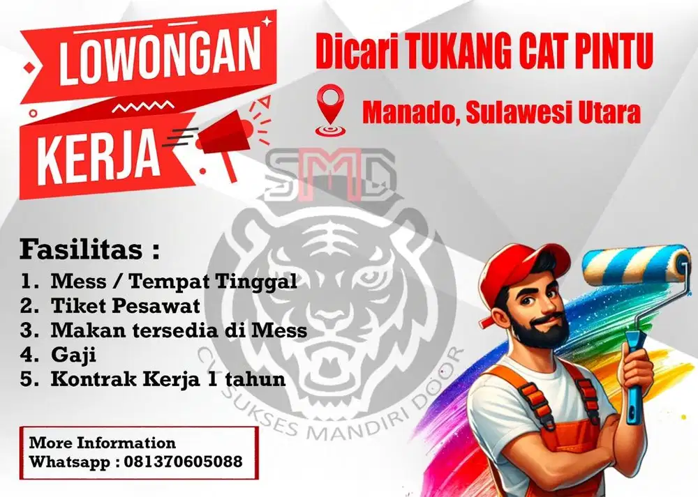 Lowongan Kerja Tukang Cat