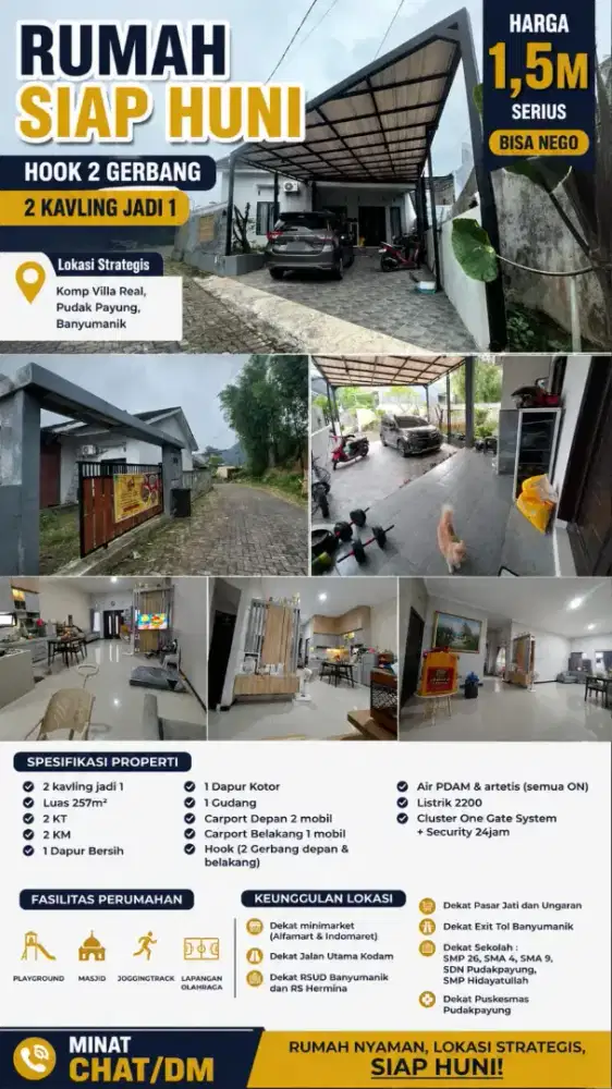 Rumah Siap Huni Full Furnish