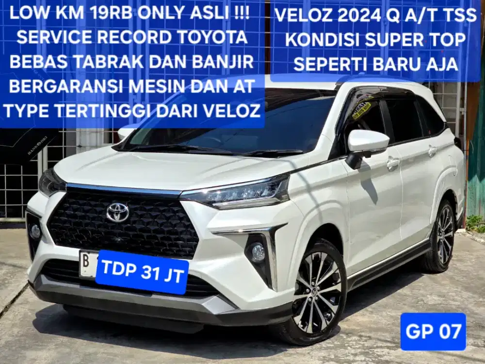 Toyota Avanza Veloz 2024 Q AT TSS Automatic Model 2023 G 2022 NON E