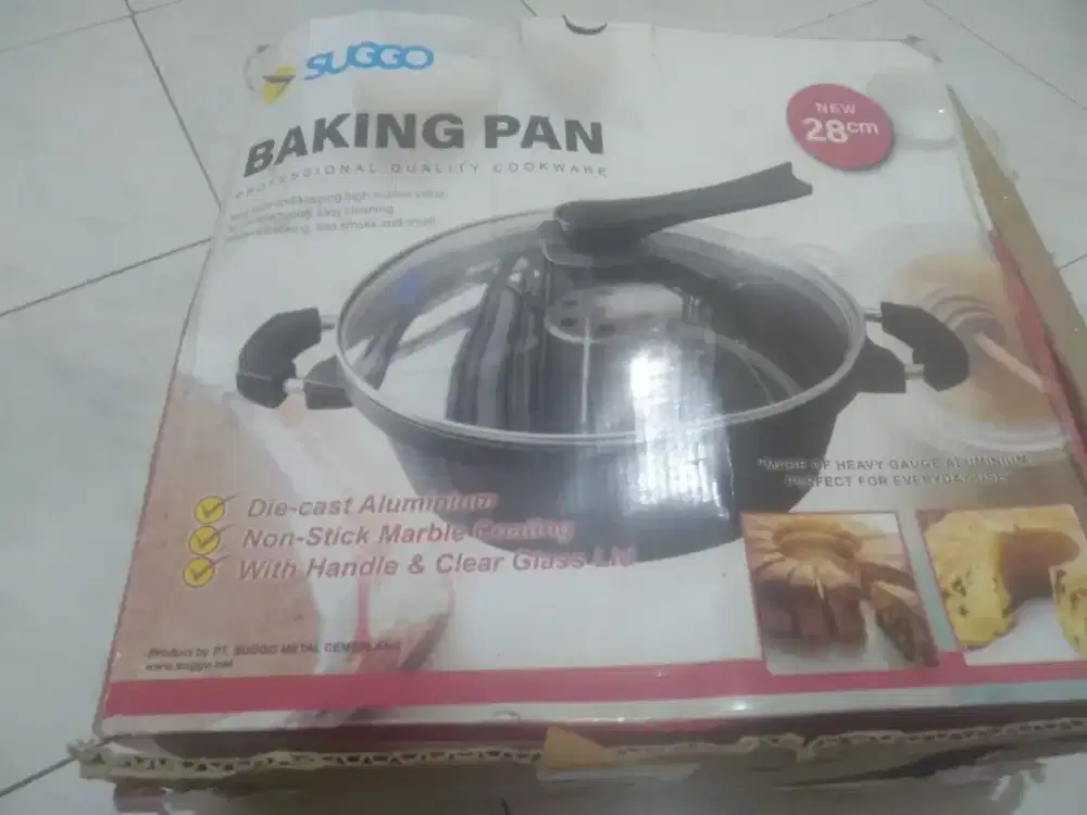Baking pan bolu