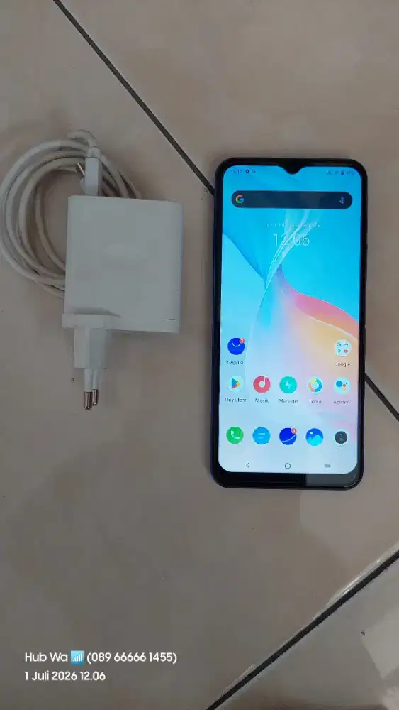 Vivo y21A ram 4/64gb mulus normal siap pakai