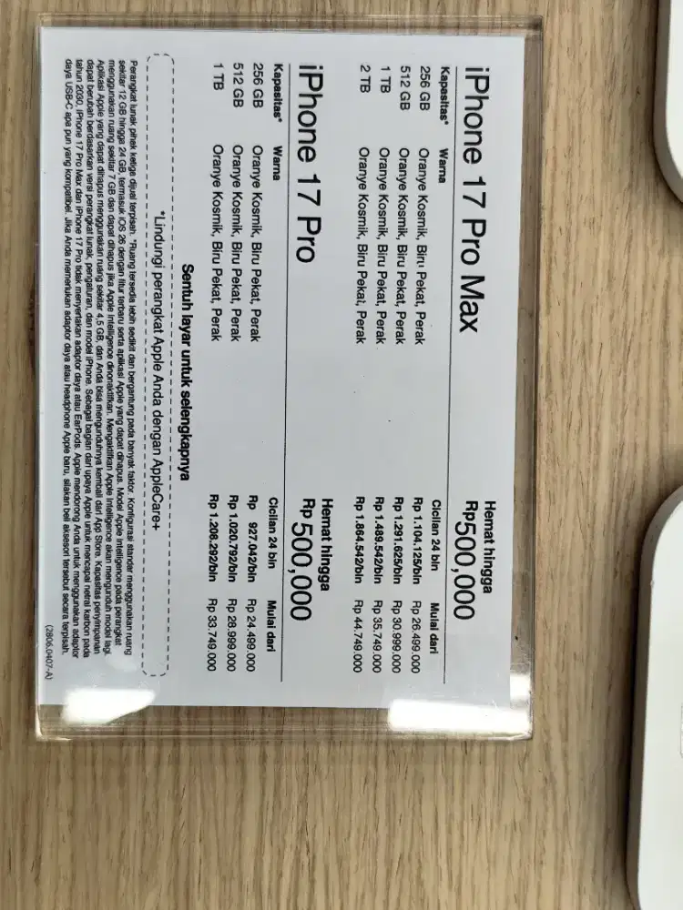 NEW HARGA IPHONE 15 -17 SERIES