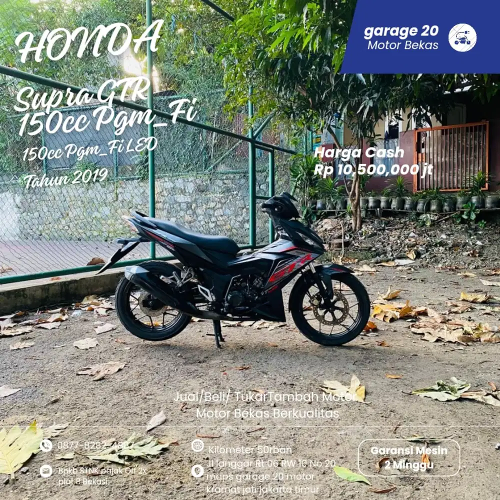 Honda Supra GTR 150cc Pgm_Fi Tahun 2019