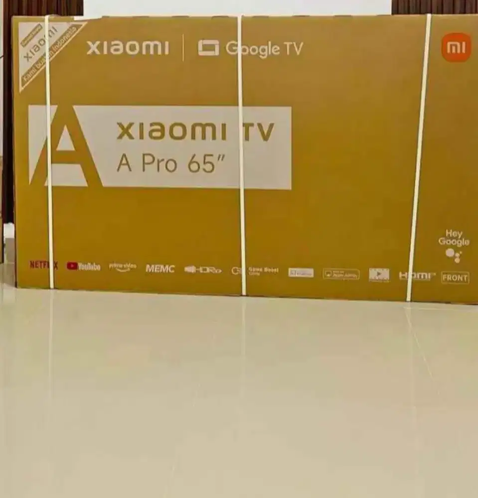 Tv xiaomi A pro 65 inch lengkap senota nota nya baru pakean 1 hari