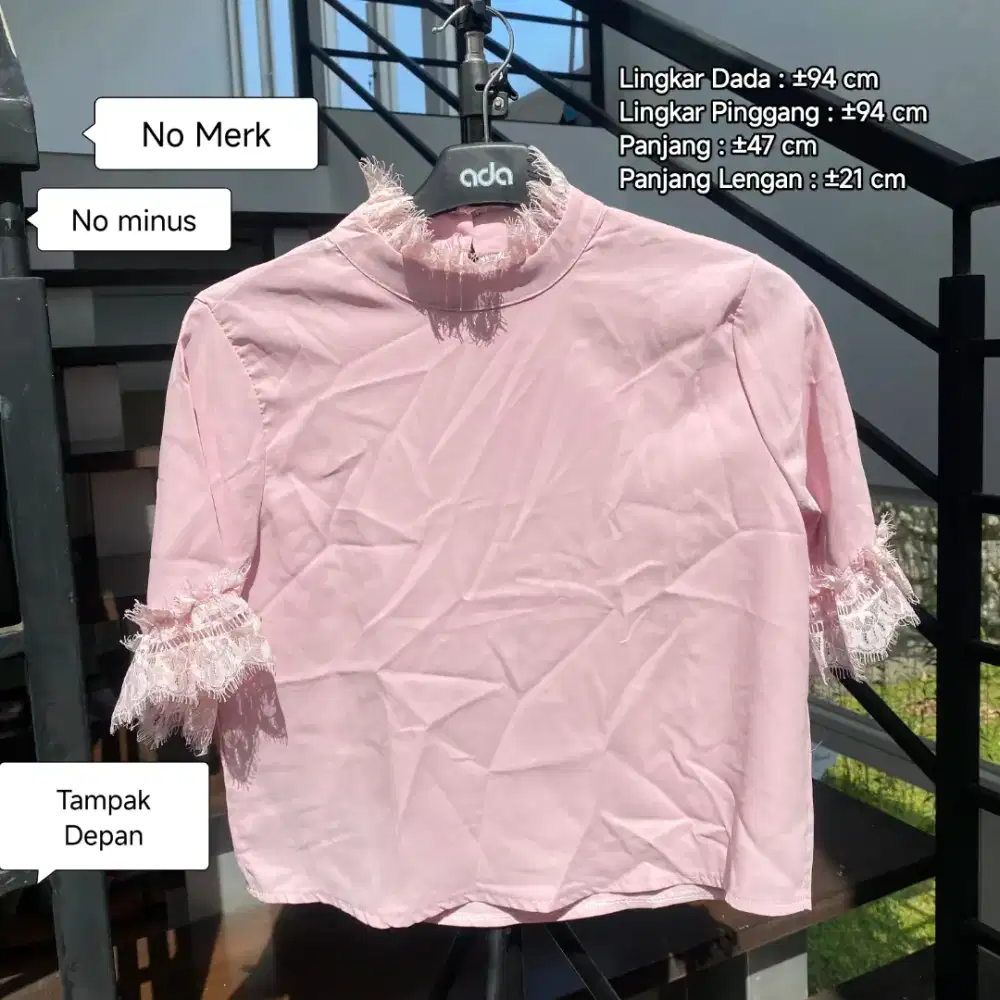 Preloved (Personal Used) Top / Atasan Pink
