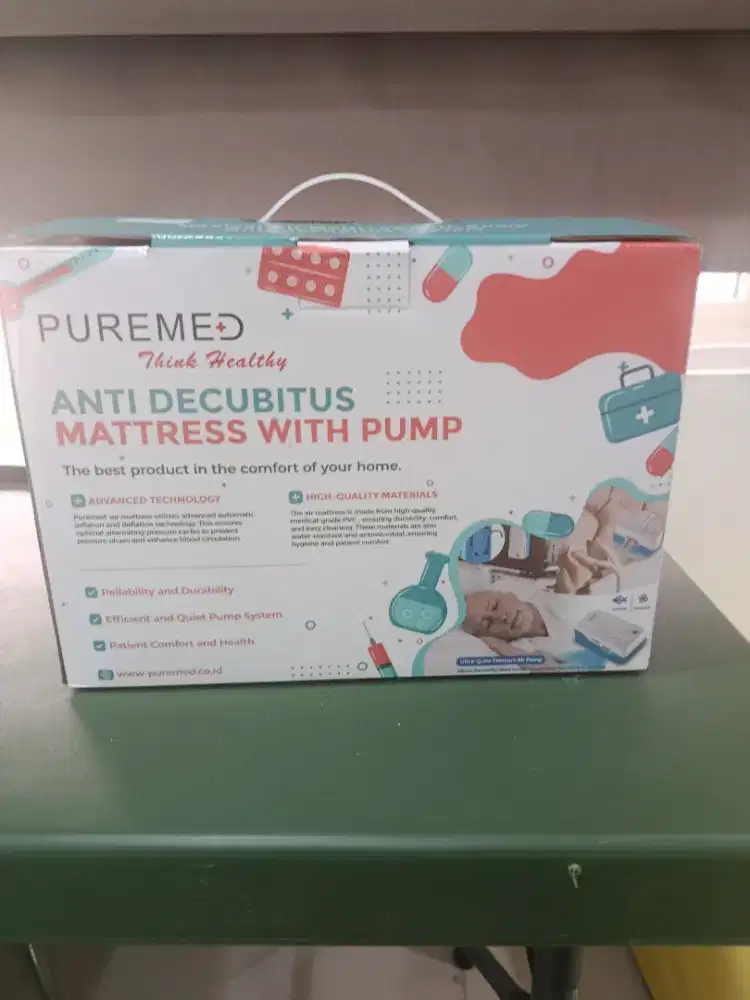 Puremed anti decubitis mattress with pump
