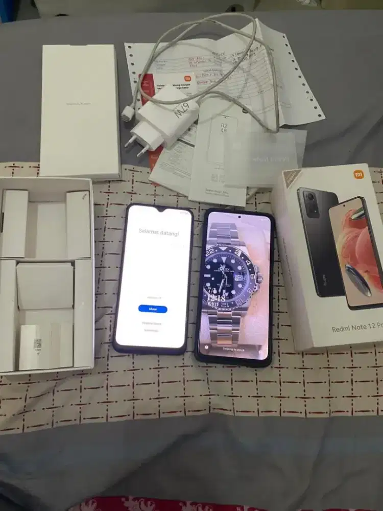 Redmi note 12 pro 4g fullset bonus hp a20
