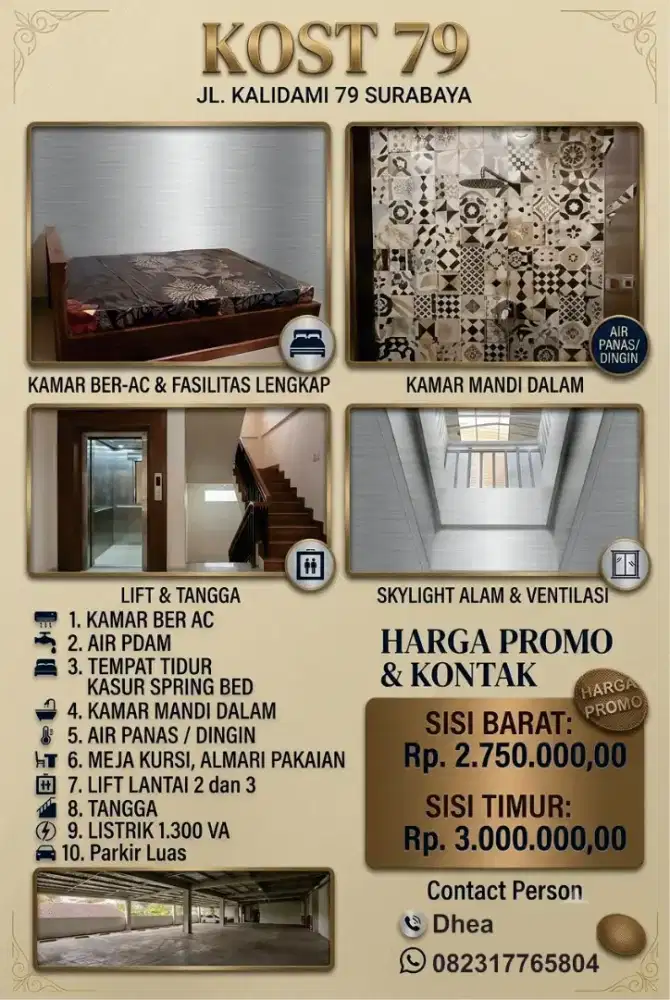 PROMO KOST 79 EXECUTIVE NEW STRATEGIS DEKAT UNAIR