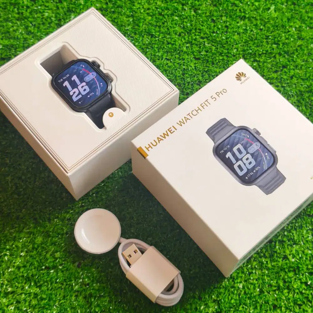 HUAWEI Watch Fit 5 Pro Black Second mulus Garansi resmi 22 Mei 2027
