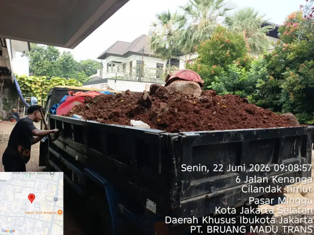 Jasa buang puing dan buang tanah
